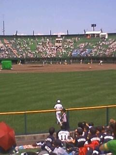 ホームランボール狙って♪