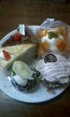 外焼き肉&スィーツ♪