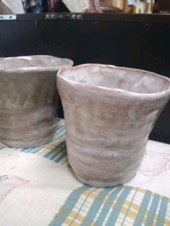 私の陶芸作品（恥）(^w^)