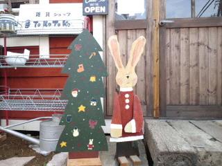 クリスマスの飾りとリース♪