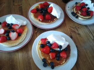 我が家のパンケーキタイム&入荷商品♪