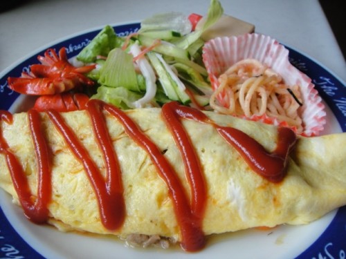 オムレツ　食べますか　(*＾-＾*) ？