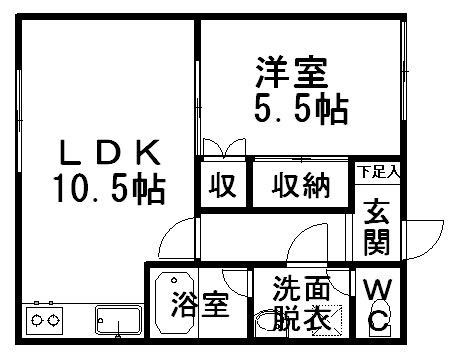 お得な1LDK♪in音更