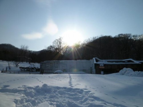 ララ様城と円山の空