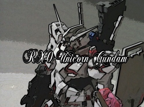 MG RX-0  UNICORN GUNDAM 仮組画像