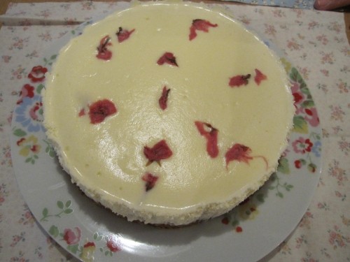 桜とあずきのチーズケーキ♪と、、？