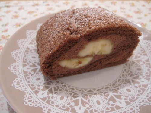 チョコバナナロール