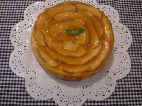 りんごのチーズケーキ