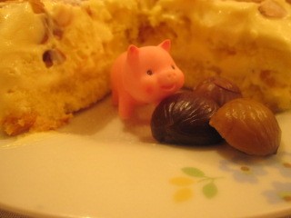 マロンのショートケーキ