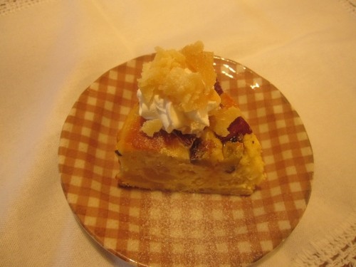 さつまいものチーズケーキ
