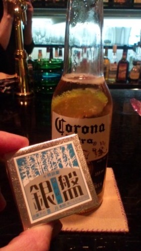 クローム！コロナビール！豊月『銀盤』…in鉄矢家