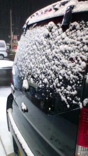 北見も雪！…in鉄矢家