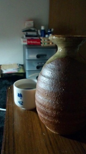 日曜の夜は熱燗??…in鉄矢家