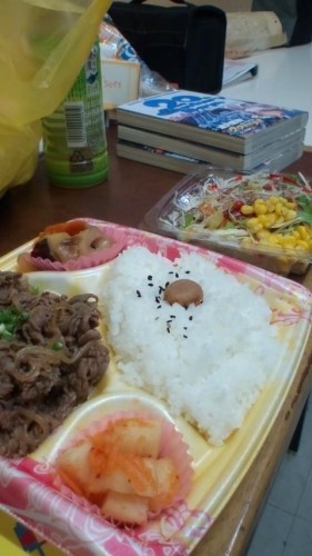 手抜き弁当です…in鉄矢家