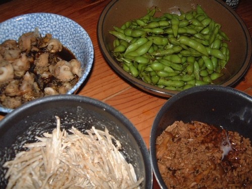 素朴なご馳走でおもてなし！