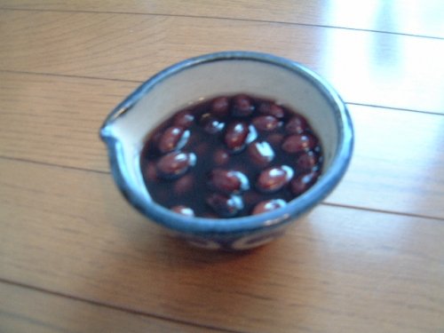 あれ”黒豆”ちょっと色が~!