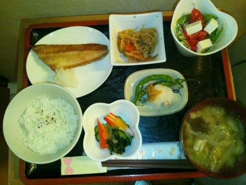 カフェトライハート木曜日のランチ。