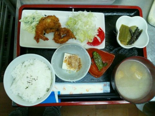 カフェトライハート金曜日のランチ。