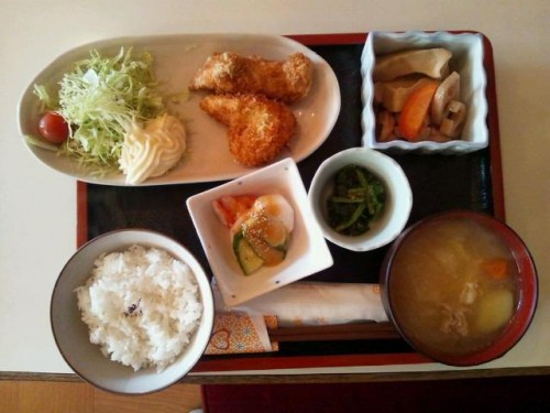 カフェトライハート金曜日のランチ。