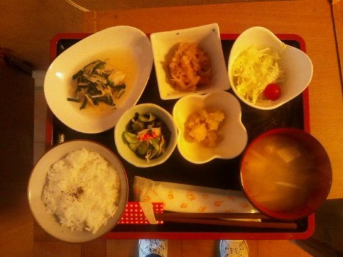 カフェトライハート木曜日のランチ。