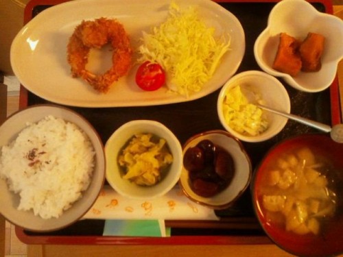 カフェトライハート金曜日のランチ。