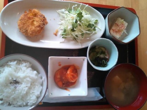 カフェトライハート金曜日のランチ。