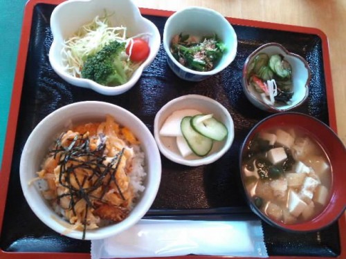 カフェトライハート土曜日のランチ。