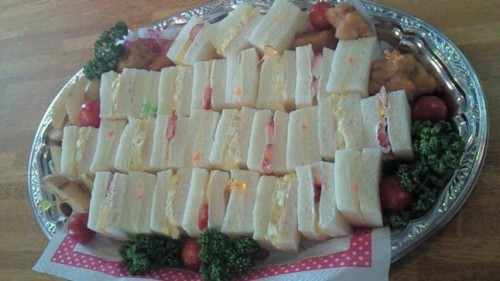 サンドイッチオードブルご注文承ります。