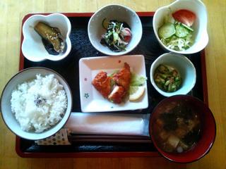 カフェトライハート金曜日のランチ。