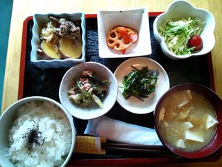 カフェトライハート金曜日のランチ。