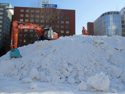 跡形もなく・・・