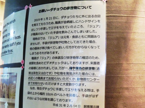 お願いの掲示