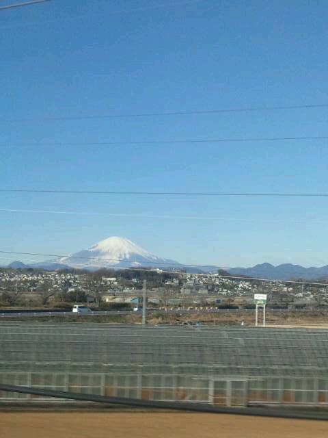 快晴！  久しぶりの富士山(^_^)