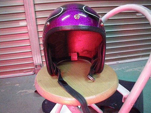 ビンテージヘルメットのリペア