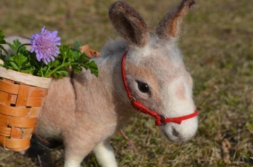 　花カゴのミミさん　ついに完成～♪　