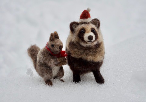 雪は雨へと〜クリスマス!