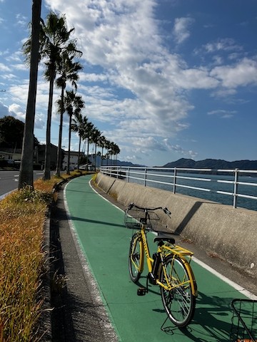 秋の女子旅　サイクリング出発〜しまなみ海道・4