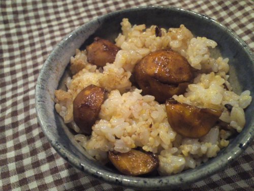 秋の味覚~♪くりですっ