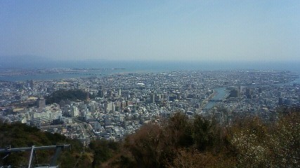 眉山からの眺め