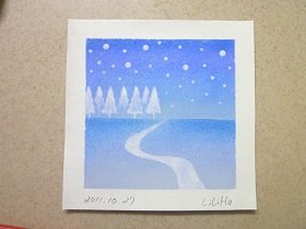 題材　雪の景色　NO・８