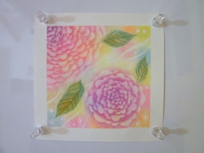 パステルで薔薇を描きませんか?