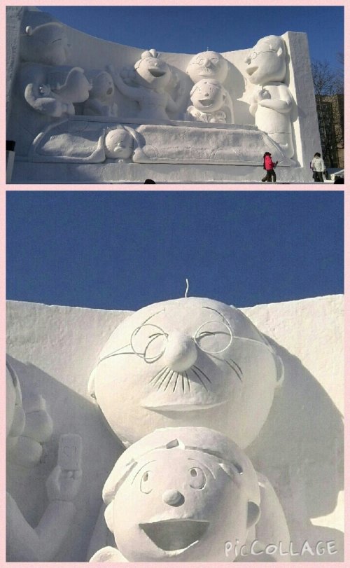 雪まつり～ここ!ポイントかな?