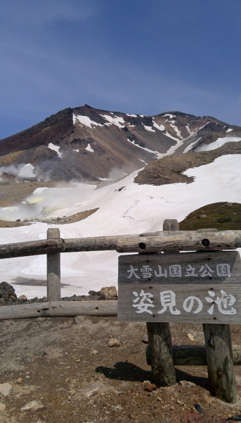 6月でも雪があるゎ