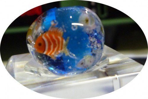 とんぼ玉　魚群・・・