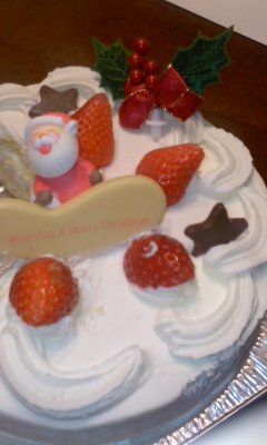 早~いクリスマスケーキ