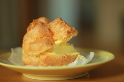 大滝村のシュークリーム