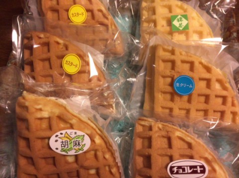 芽室町「こばやし」さんのワッフル