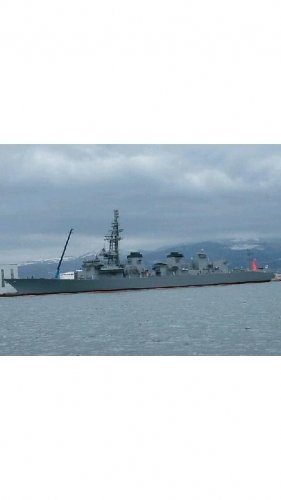 ヤマトが見える港で