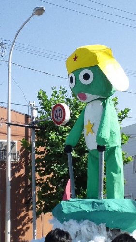 学校祭のパレードに