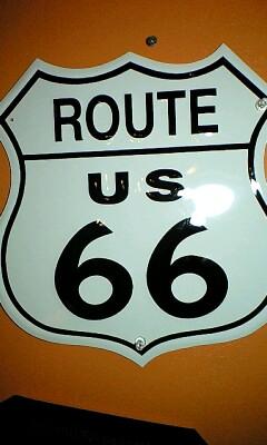 ★ルート66☆ブリキプレート★